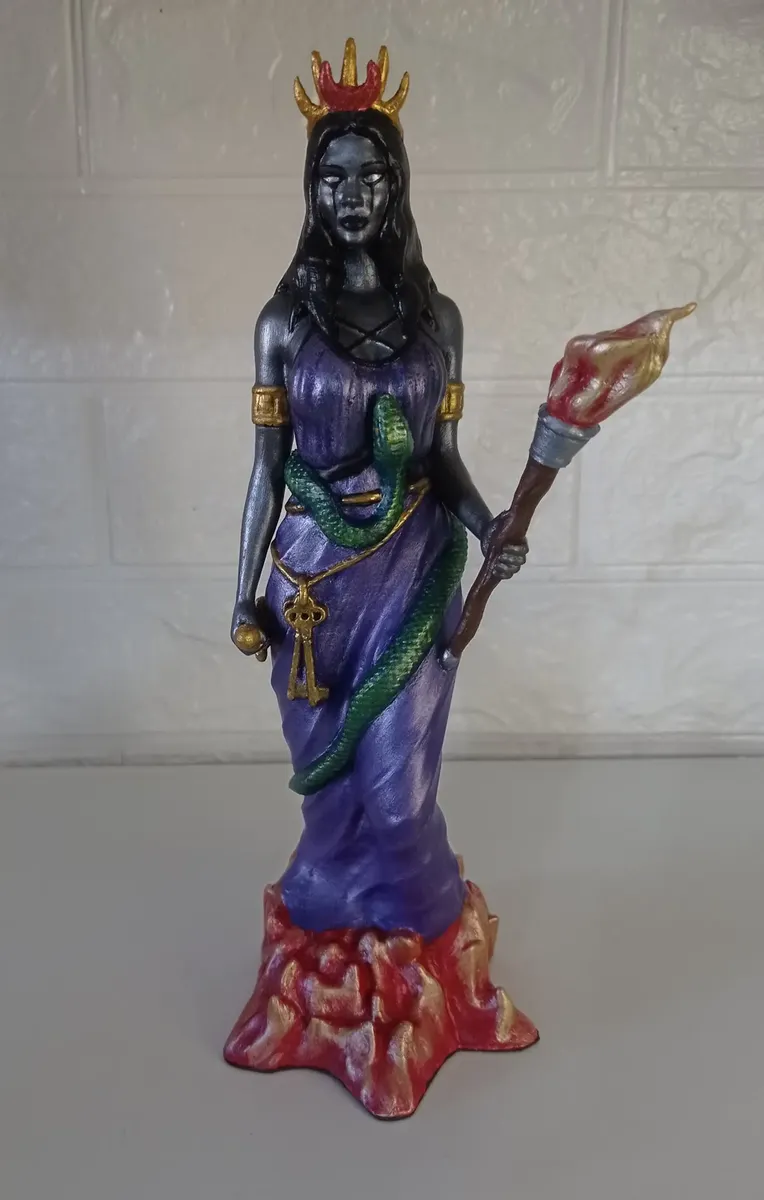 Estatua Dios Hécate Inframundo Premium Impresion 3d 20cm - Image 7