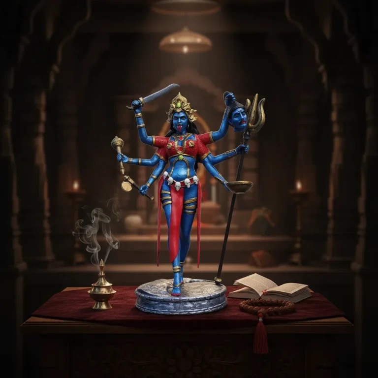 Estatua de la Diosa Kali – Diseño 3D & Pintura Premium