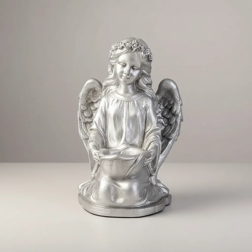 Estatua Decorativa Angelito Angelita Niña 15cm Impres. 3d - Image 4