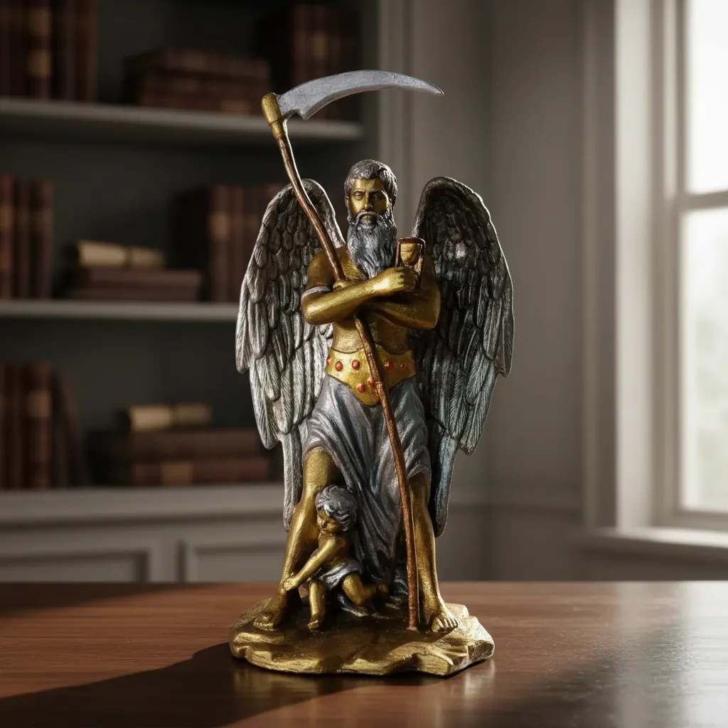 Estatua Dios Kronos Cronos O Saturno 25cm Impreso 3d