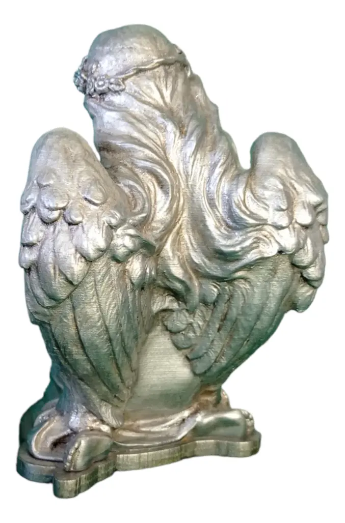 Estatua Decorativa Angelito Angelita Niña 15cm Impres. 3d - Image 6