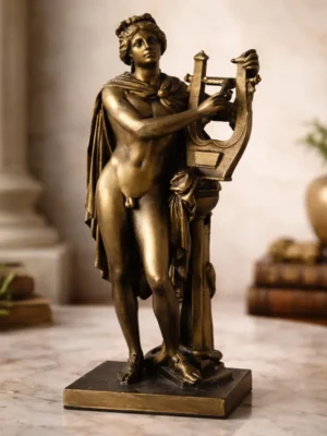 Estatua De Apolo Con Lira Impresión 3d Calidad Premium 25cm
