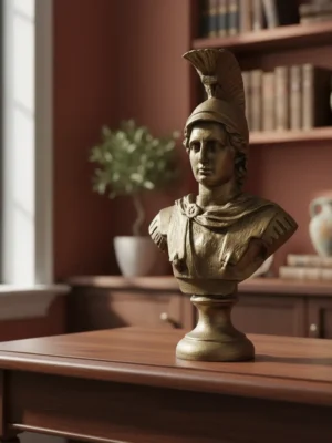 Busto Alejandro Magno 18cm De Alto Impresión 3d