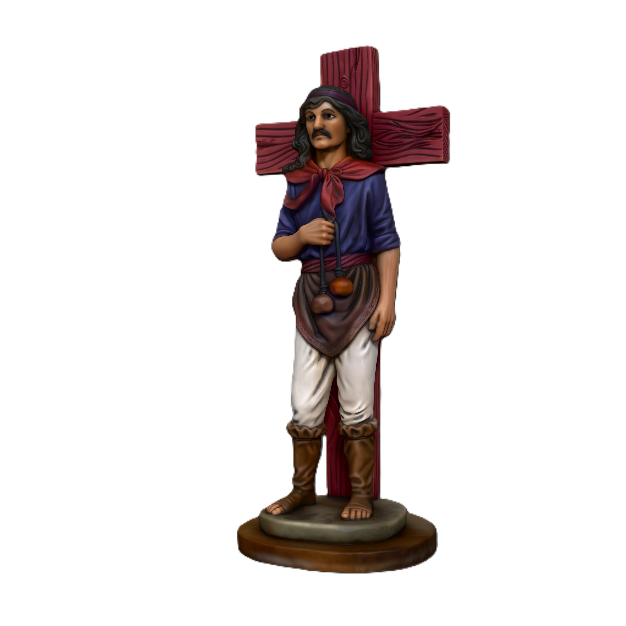 Escultura 3D Gauchito Gil - Estatuilla para Imprimir - Image 8