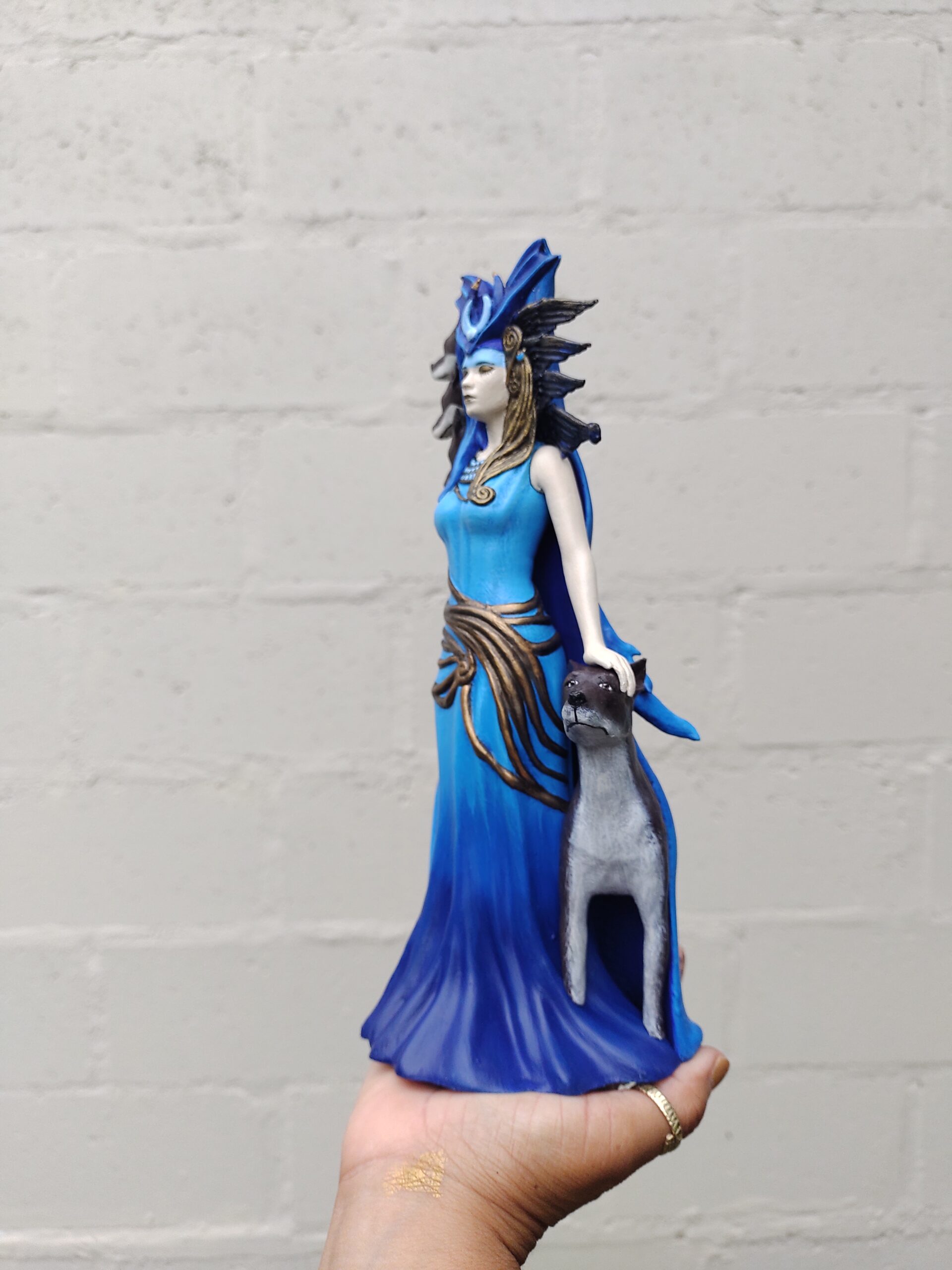 Estatua Diosa Hécate 25cm Impresión 3d Color Premium - Image 4
