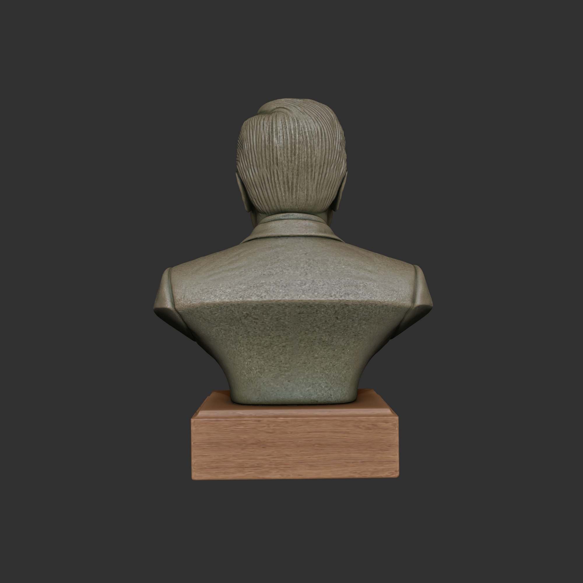 Busto Raúl Alfonsín 15cm Impresión 3d Pla - Image 4