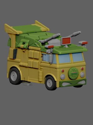 3D Miniature Teenage Mutant Ninja Turtles Toy Truck