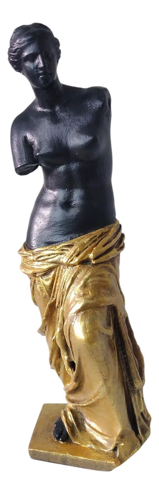 Estatua Venus De Milo Dorado Y Negro Deco Impresión 3d Hq - Image 3