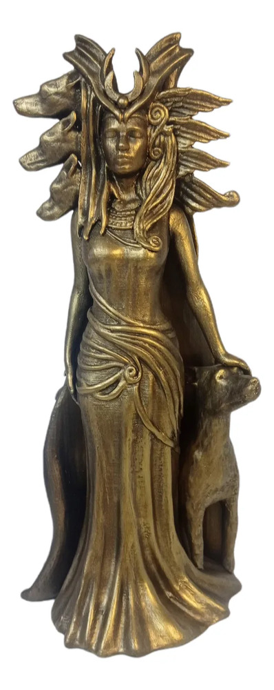 Estatua Diosa Hécate 15cm Impresión 3d Sin Pintar - Image 3