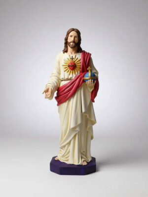Estatua Jesús Sagrado Corazón 25cm Premium
