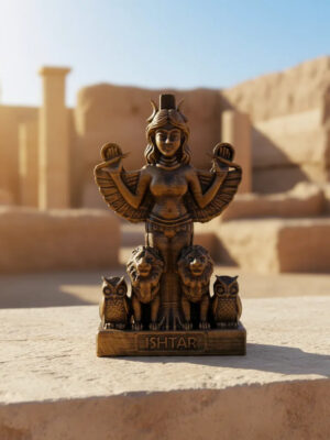 Mini Estatuilla Diosa Ishtar Mesopotámica 3d 10cm