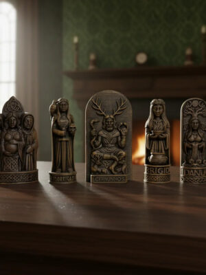 Combo 5 Mini Estatuillas Celtas 3d