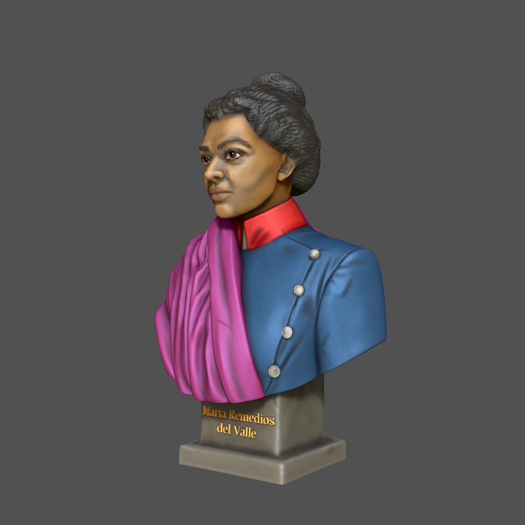 Busto 3D María Remedios del Valle - Madre de la Patria - Image 5