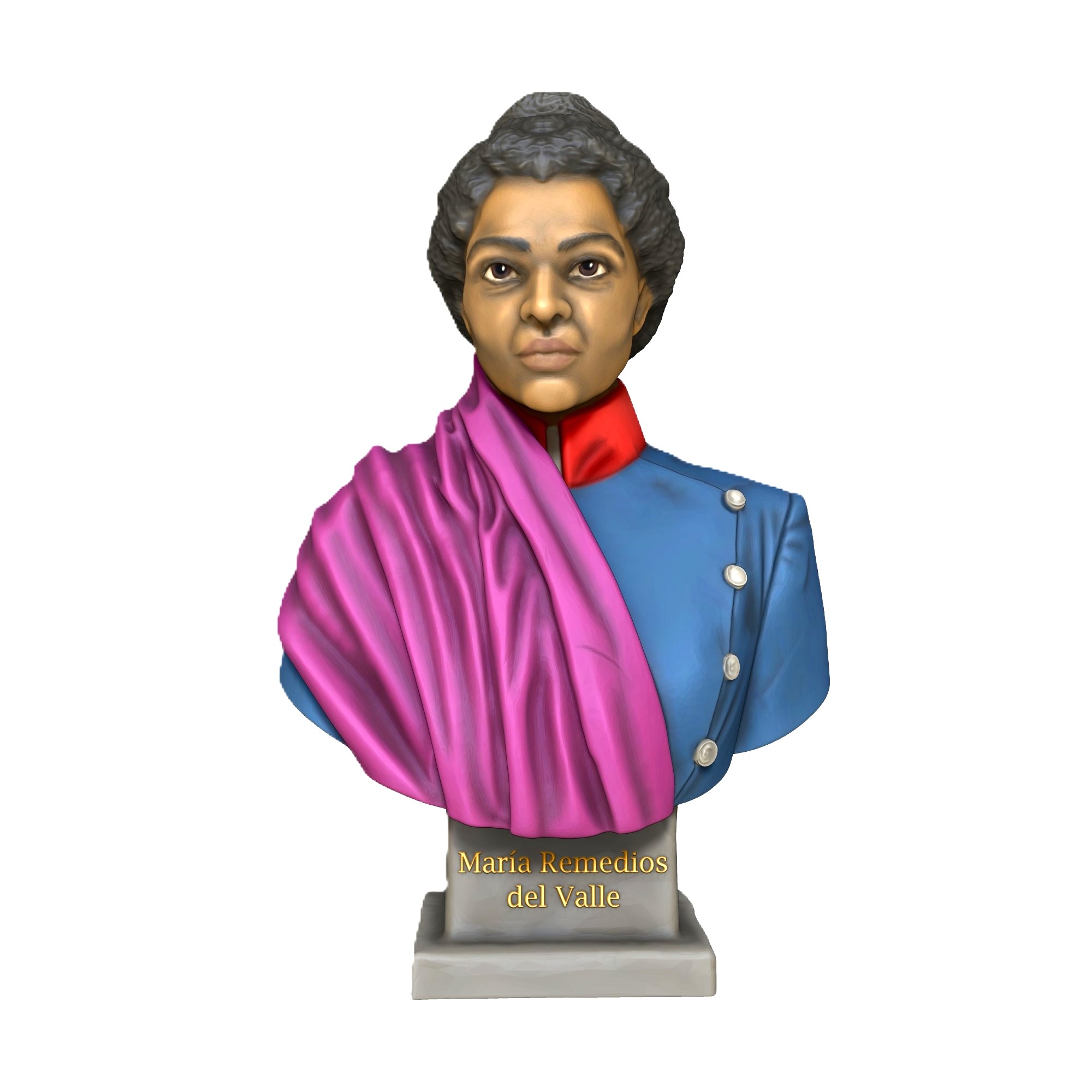 Busto 3D María Remedios del Valle - Madre de la Patria - Image 6