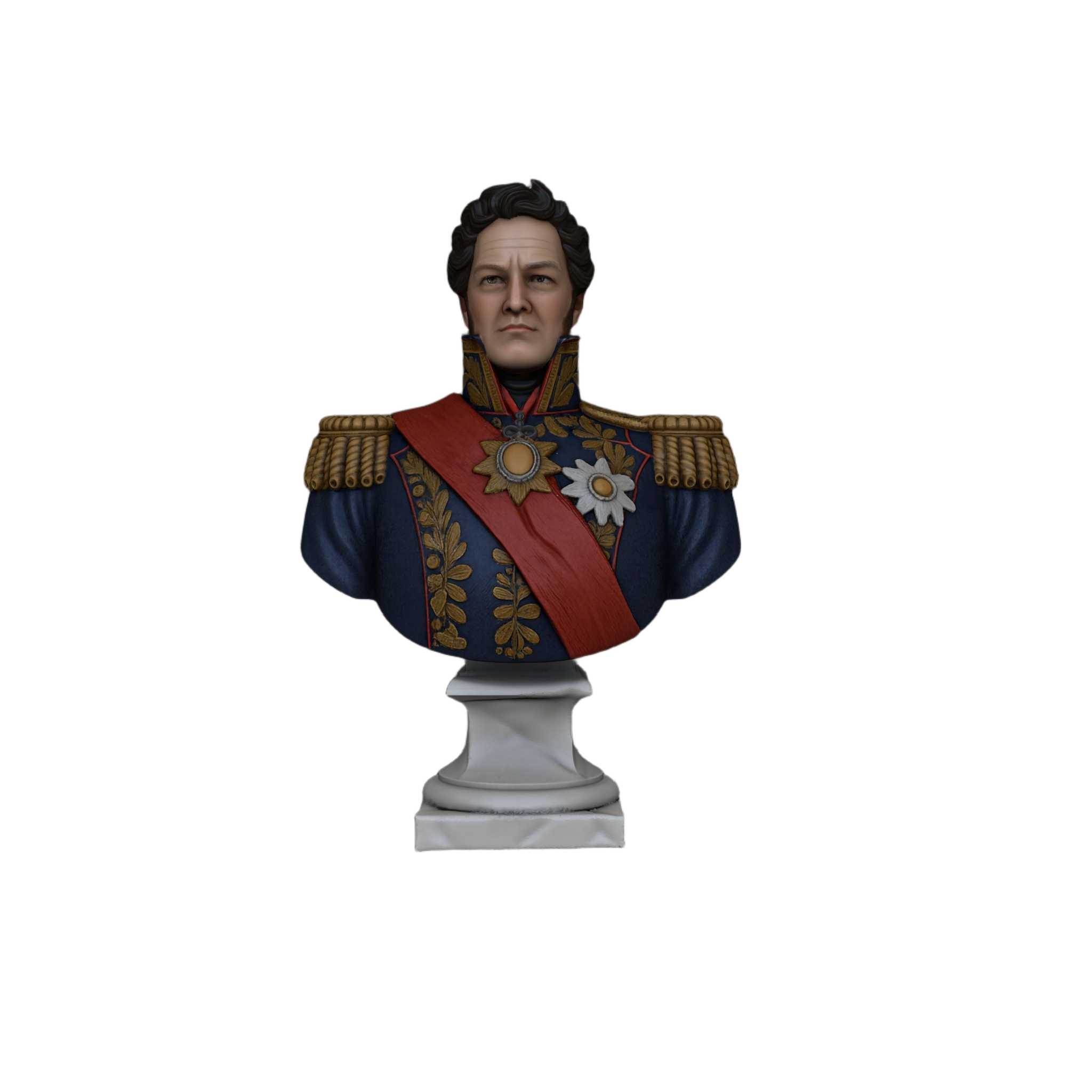 Busto 3D Juan Manuel de Rosas - Restaurador de las Leyes - Image 2