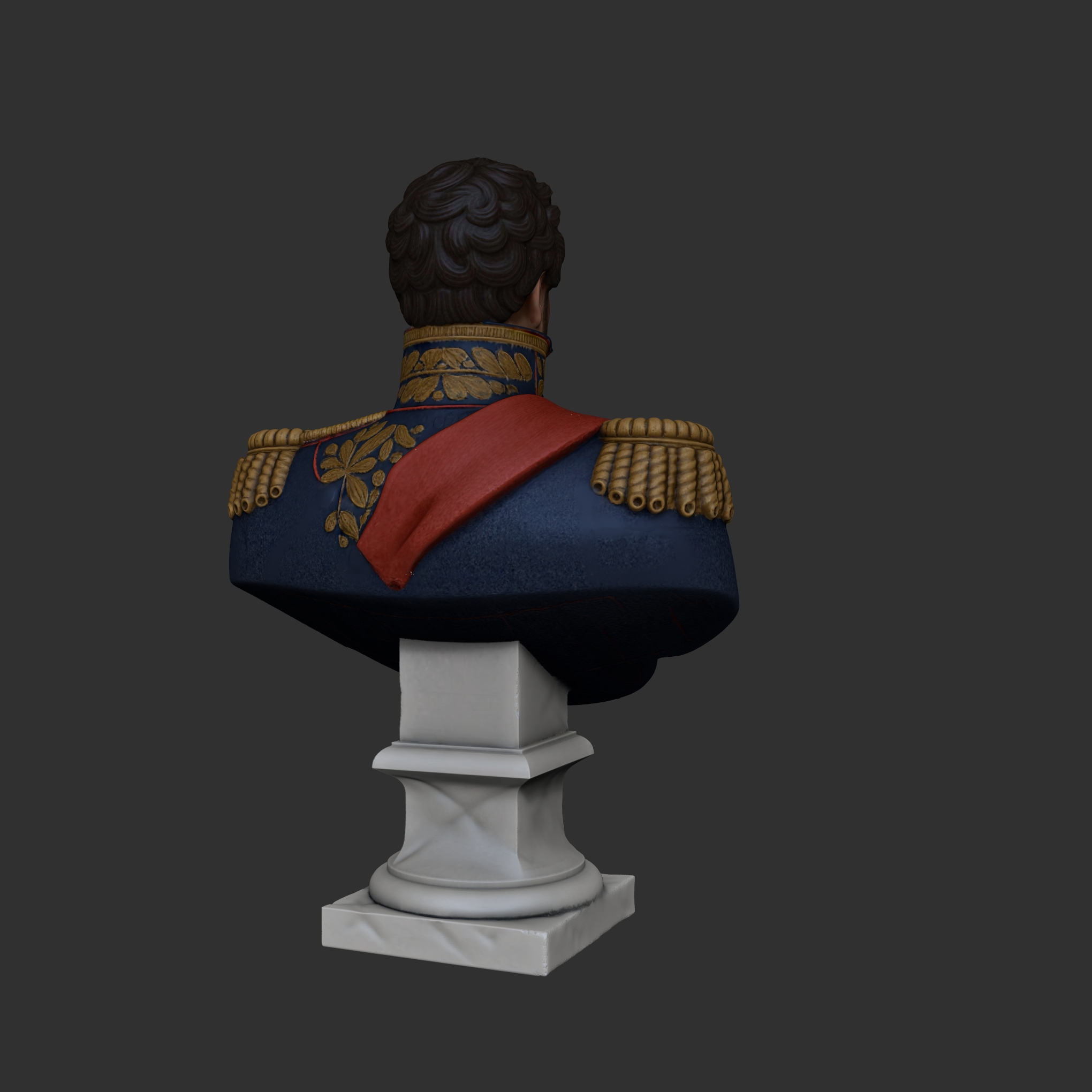 Busto 3D Juan Manuel de Rosas - Restaurador de las Leyes - Image 5