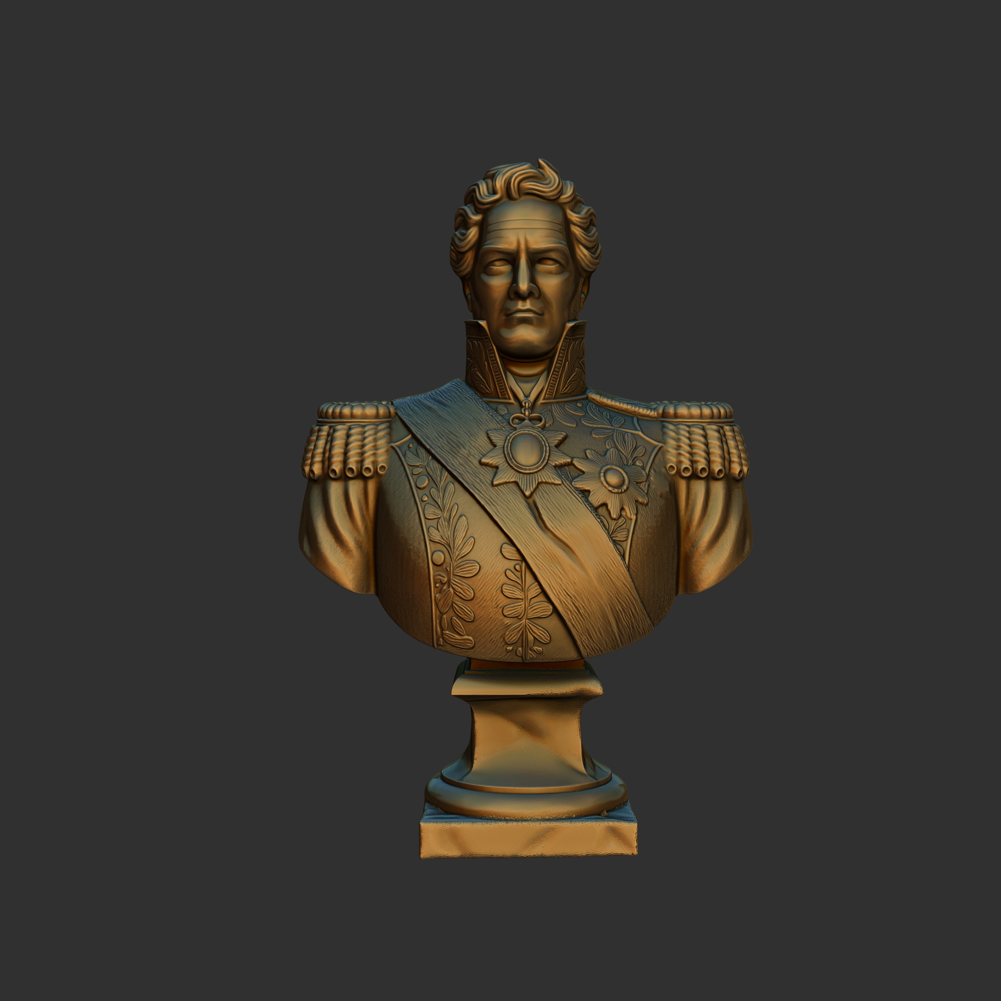 Busto 3D Juan Manuel de Rosas - Restaurador de las Leyes - Image 6