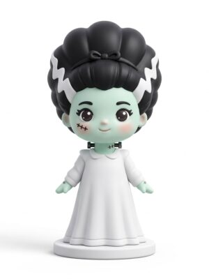 [FREE STL] Cute Chibi Frankenstein Bride Statuette - 3D Printable Model