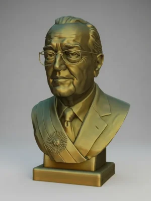 Busto Ricardo Balbín - Archivo STL para Impresión 3D