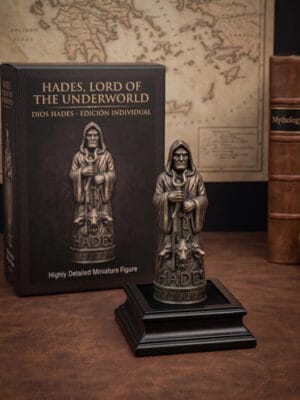 Figura Dios Hades (10cm) - Mini Estatuilla Pintada a Mano en Impresión 3D