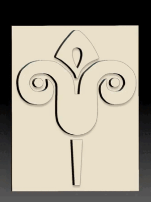 Sello Egipcio – Ornamento Floral Egipcio