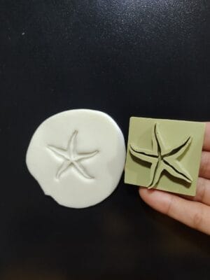Sello Marítimo Estrella de Mar para Cerámica - Archivo 3D STL