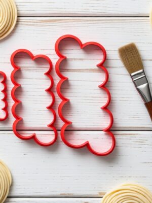 Cortador de Flor Rosa de Fondant 3D