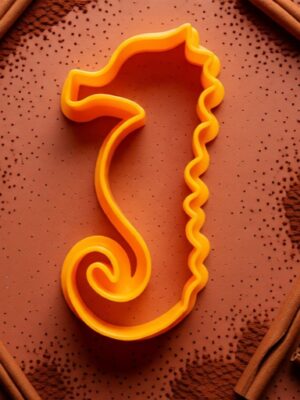Cortador de Galletas Caballito de Mar 3D
