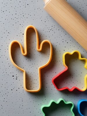 Cortador de Galletas Cactus 3D