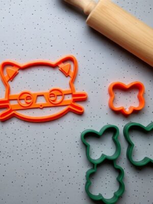 Cortador de Galletas Gato Cuerpo Completo 3D