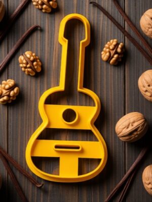 Cortador de Galletas Guitarra 3D