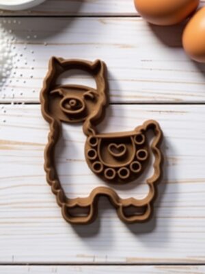 Cortador de Galletas Llama 3D