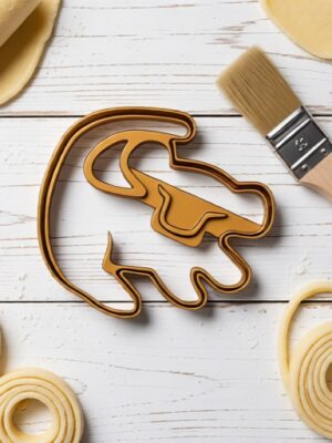 Cortador de Galletas Logo de El Rey León 3D