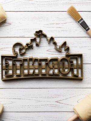 Cortador de Galletas Logo de Fortnite 3D