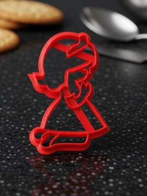 Cortador de Galletas Niña Orando (Comunión) 3D
