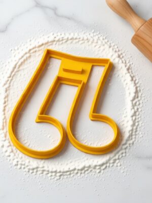 Cortador de Galletas Nota Musical 3D