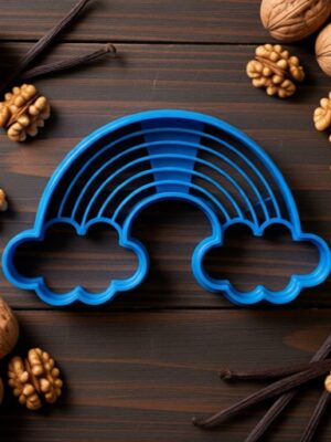Cortador de Galletas Nube con Arcoíris 3D
