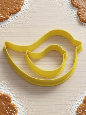 Cortador de Galletas Pájaro Canario 3D