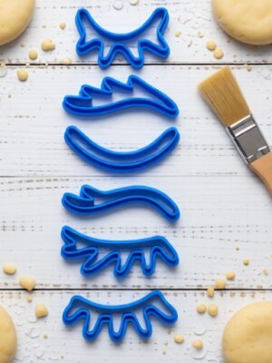 Cortador de Galletas Pestañas de Unicornio 3D