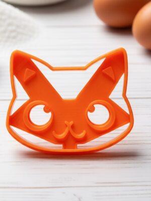 Cortador de Galletas Rostro de Gato 3D