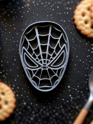 Cortador de Galletas Rostro de Spiderman 3D
