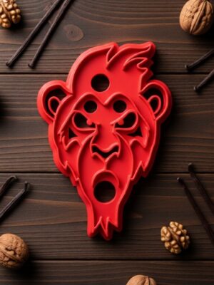 Cortador de Galletas Scar - El Rey León 3D