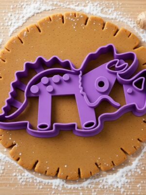 Cortador de Galletas Triceratops - Dinosaurios 3D