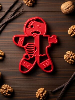 Cortador de Galletas Zombie de Jengibre (Gingerbread Zombie) 3D
