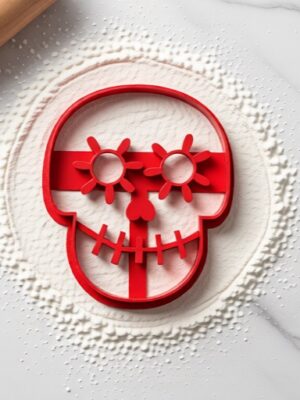 Cortadores de Galletas Calavera de Coco (Kit) 3D