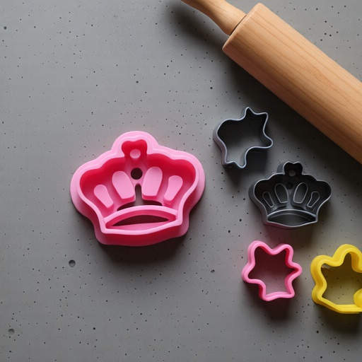 Cortadores de Galletas Corona y Flores 3D