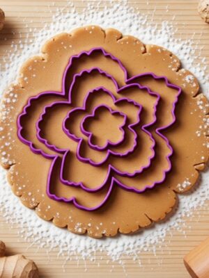 Cortadores de Galletas Flor Peonía 3D