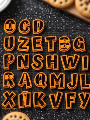 Cortadores de Galletas Letras del Abecedario (Kit) 3D