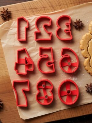 Cortadores de Galletas Números (Kit de 0 a 9) 3D