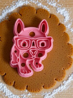 Cortadores de Galletas Perro Bulldog 3D